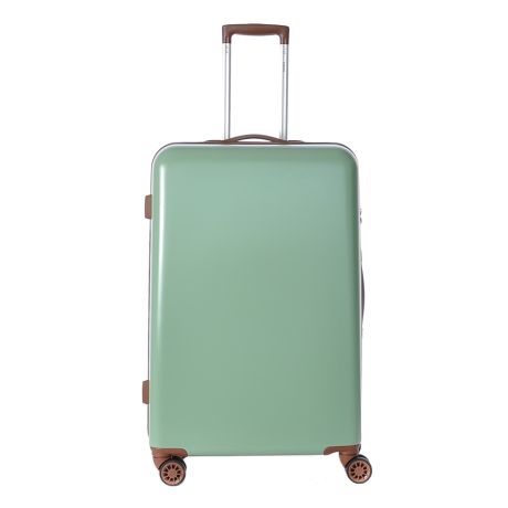Decent Retro Koffer Groot 76 cm Olive Light Green