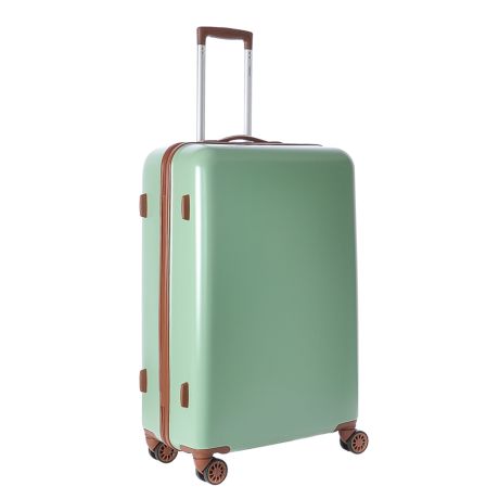 Decent Retro Koffer Groot 76 cm Olive Light Green