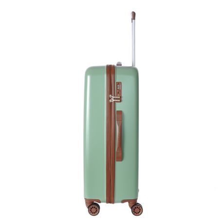 Decent Retro Koffer Groot 76 cm Olive Light Green
