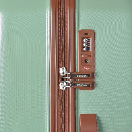 Decent Retro Koffer Groot 76 cm Olive Light Green