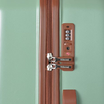 Decent Retro Koffer Groot 76 cm Olive Light Green