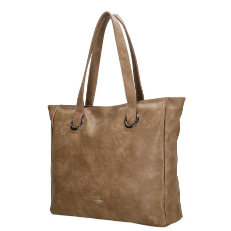 Charm London Liberty Laptoptas 17,3 Inch Taupe