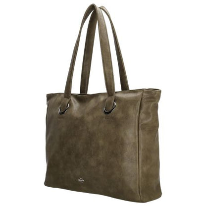 Charm London Liberty Laptoptas 17,3 Inch Olijfgroen