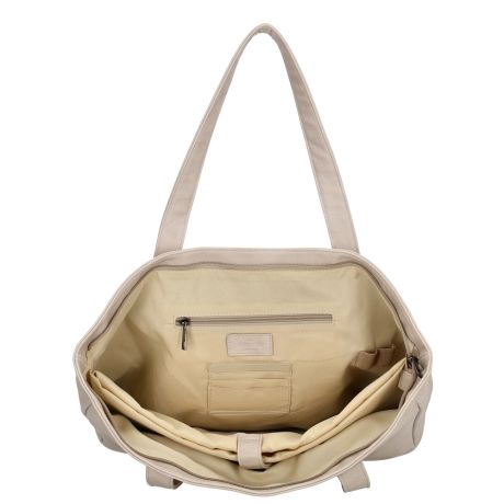 Charm London Liberty Laptoptas 17,3 Inch Lichttaupe