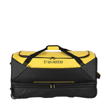 Travelite Basics Tarpaulin Wheeled Duffle Large 70 cm Expandable Yellow