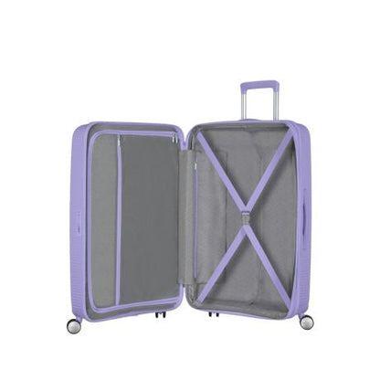 American Tourister Soundbox Spinner 67 Expandable Lavender