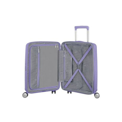 American Tourister Soundbox Spinner 55 Expandable Lavender
