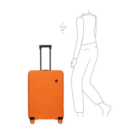 Bric's Be Young Ulisse Trolley Medium Expandable Orange