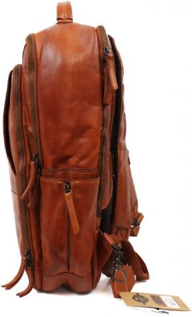 Bear Design Laptop Rugzak Jayden L Cognac