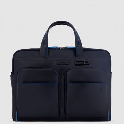 Piquadro Blue Square Revamp Laptoptas 15.6" Night Blue