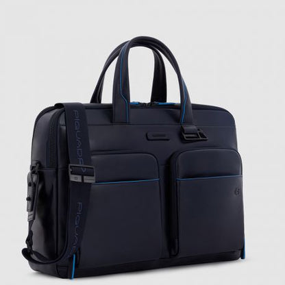 Piquadro Blue Square Revamp Laptoptas 15.6" Night Blue