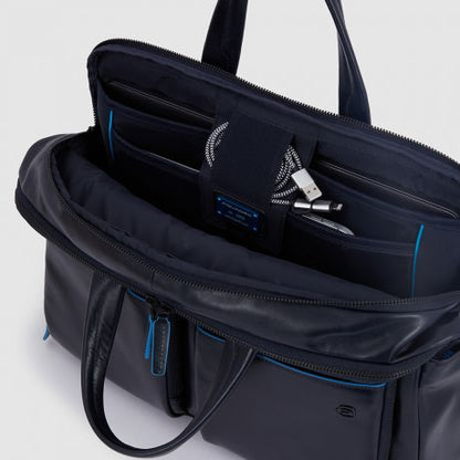 Piquadro Blue Square Revamp Laptoptas 15.6" Night Blue