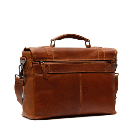 Chesterfield Imperia Leren Laptoptas 15'' Cognac