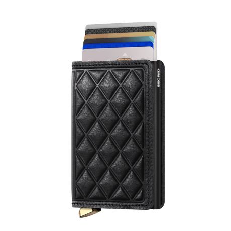 Secrid Premium Slim Wallet Portemonnee Emboss Diamond Black