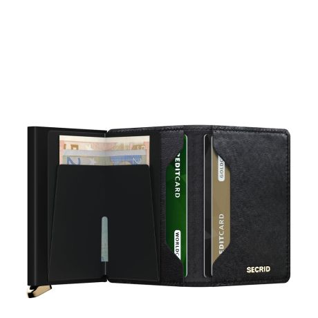 Secrid Premium Slim Wallet Portemonnee Emboss Diamond Black
