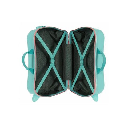 Frozen Rolling Suitcase 4 Wheels Arrendelle Is Home Mint Green