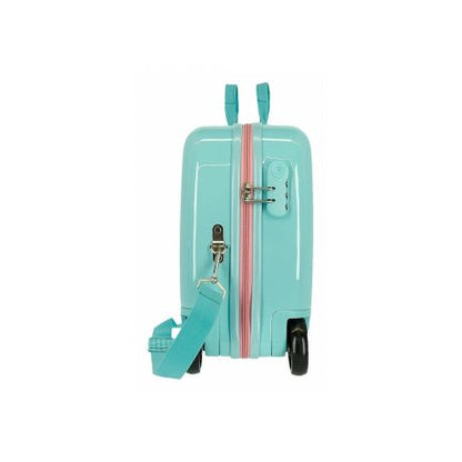 Frozen Rolling Suitcase 4 Wheels Arrendelle Is Home Mint Green