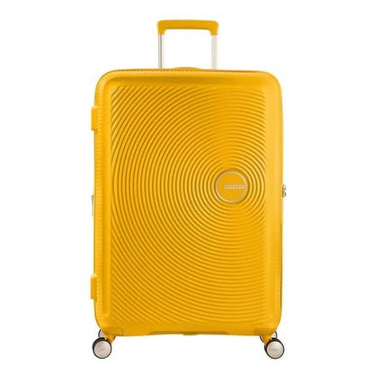 American Tourister Soundbox Spinner 77 Expandable Golden Yellow