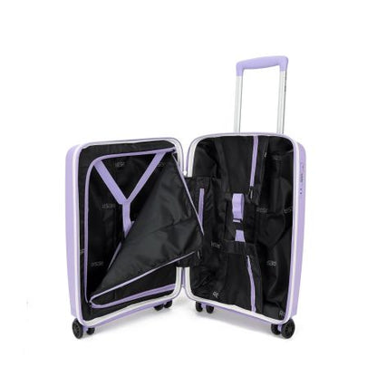 Resa Uppsala Handbagage Spinner 55/35 cm Violet Purple/White