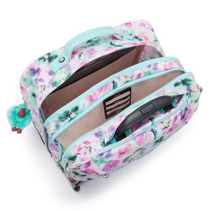 Kipling Giorno Rugzak Trolley Aqua Blossom