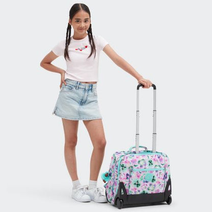 Kipling Giorno Rugzak Trolley Aqua Blossom