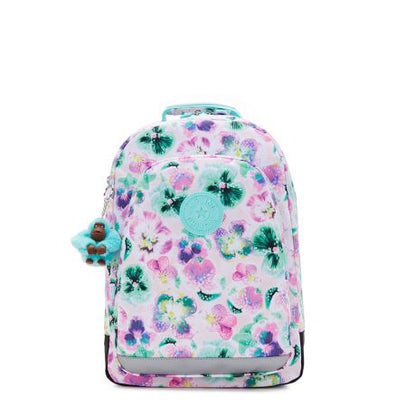 Kipling Class Room Rugzak Aqua Blossom