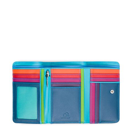 Mywalit Medium Tri-Fold Wallet Outer Zip Portemonnee Liguria