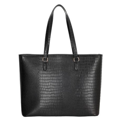 Charm London Midwood Shopper 15.6" Croco Black