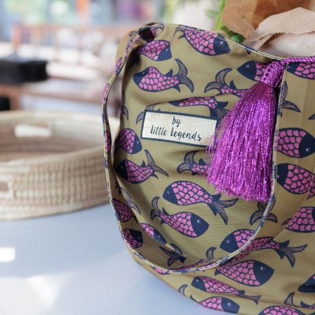 Little Legends Travelbag Weekendtas Fish Indian Pink