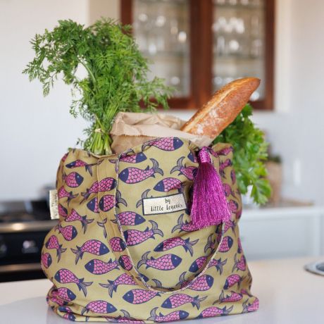 Little Legends Travelbag Weekendtas Fish Indian Pink