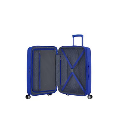 American Tourister Soundbox Spinner 67 Expandable Cobalt Blue