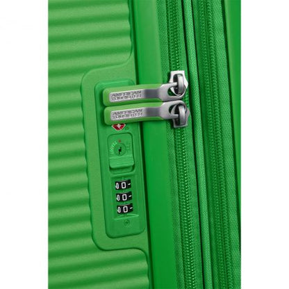 American Tourister Soundbox Spinner 67 Expandable Grass Green
