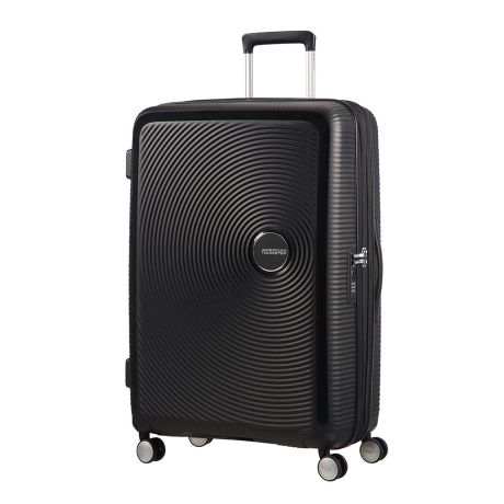 American Tourister Soundbox Spinner 77 Expandable Bass Black