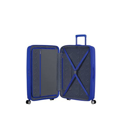 American Tourister Soundbox Spinner 77 Expandable Cobalt Blue