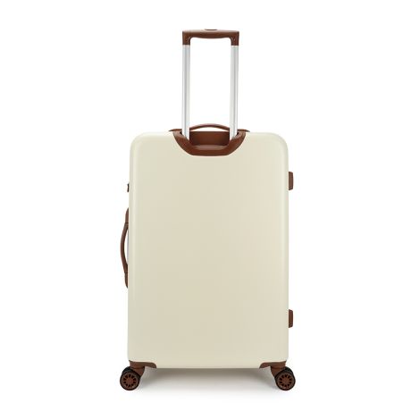 Decent Retro Koffer Groot 76 cm White