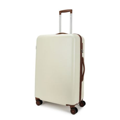 Decent Retro Koffer Groot 76 cm White
