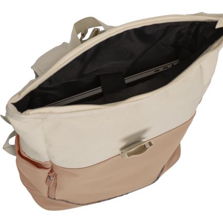 Daniel Ray Pittsburgh Rolltop Rugtas Coated 15,6" Oud Roze/Beige