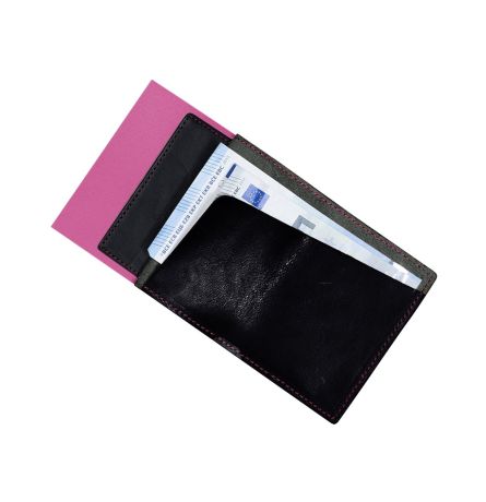 Tony Perotti Furbo Basic Kaarthouder Black / Fuchsia
