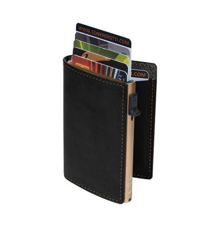 Tony Perotti Furbo Basic Kaarthouder Black / Brown