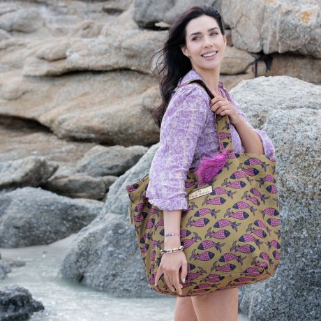 Little Legends Travelbag Weekendtas Fish Indian Pink