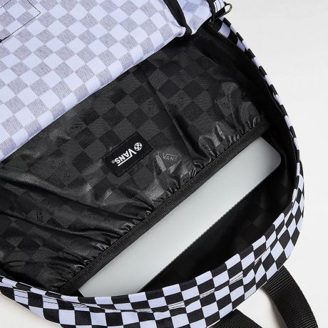 Vans Old Skool Grom Check Kids Rugzak Black/White