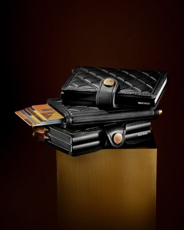 Secrid Premium Mini Wallet Portemonnee Emboss Diamond Black