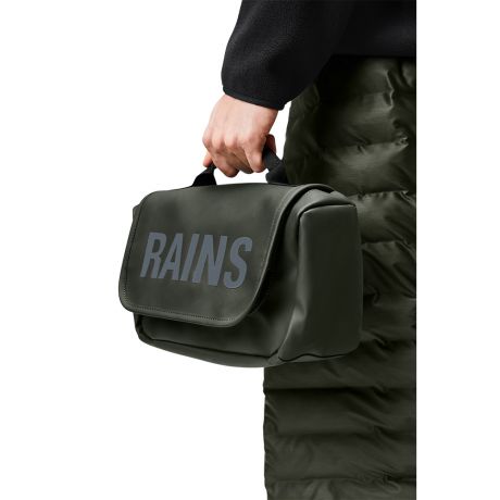 Rains Texel Wash Bag Toilettas Green